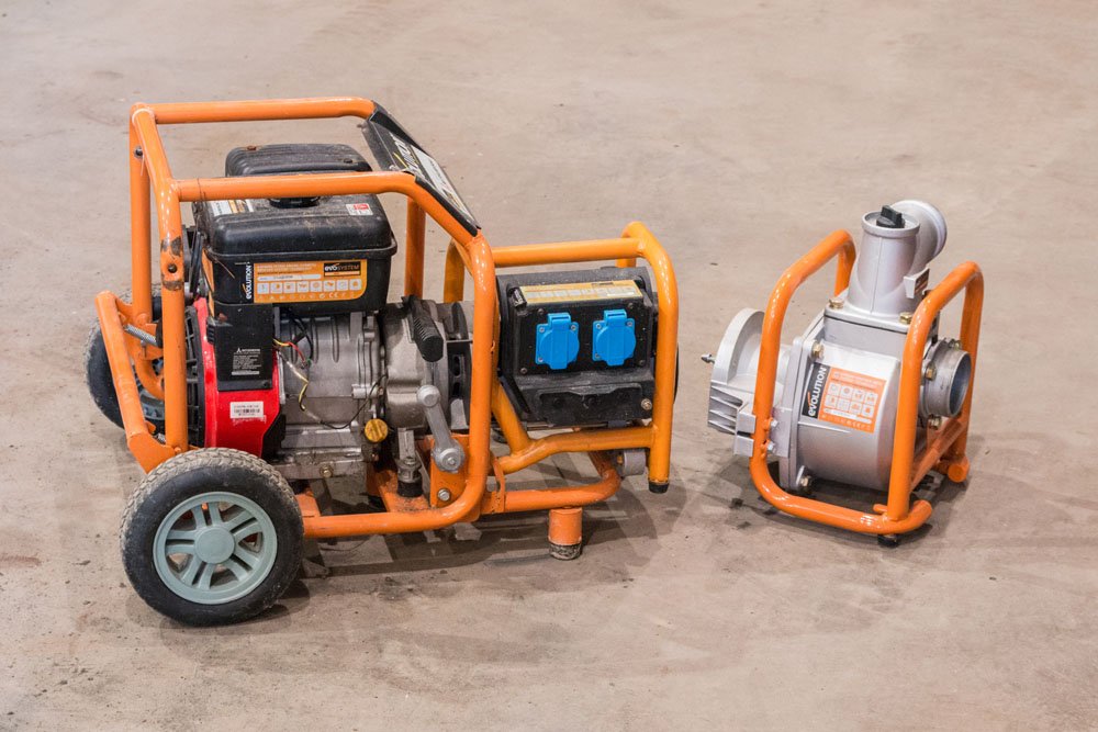 Aggregaatti vesipumppu